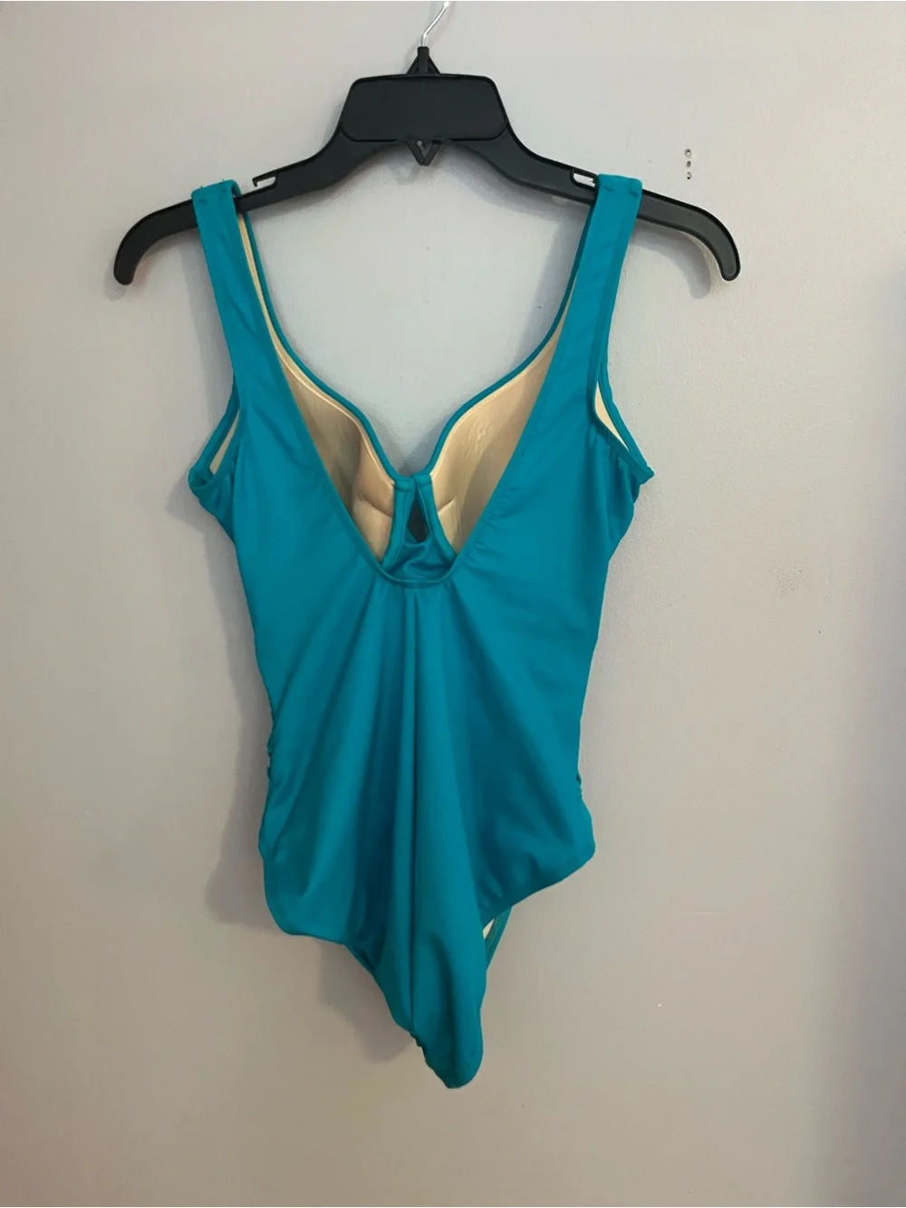 Miraclesuit Teal Ruched‎ One-Piece Swimsuit